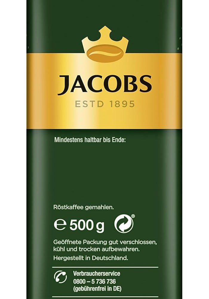 Jacobs قهوة جاكوبس كرونونغ المطحونة 500 جرام / 17.6 أونصة (عبوة من 6) - Image 4